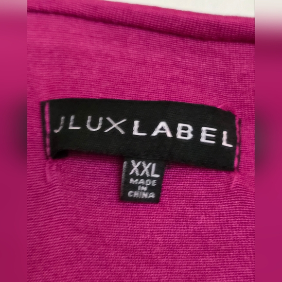 JLUXLABEL Pink Knotted Take You There High Slit Stretch Jersey Maxi Skirt​ - Picture 3 of 6